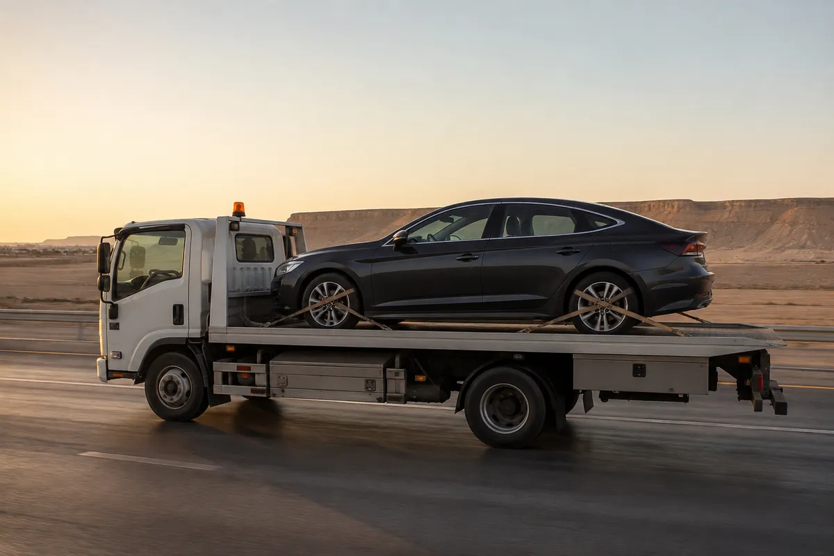 Intercity Towing in Riyadh (سطحة بين المدن): 24/7 tow truck, fixed price on WhatsApp